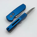 Pro-Tech Runt 5 w/ Blue Handle & Stonewash MagnaCut R5301-Blue