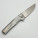 MachineWise Sonora Titanium Integral Topo Milled Handle w/ S90V