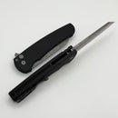 Pro-Tech Malibu Smooth Black Handle & Acid Wash MagnaCut Reverse Tanto Blade 5401-AW