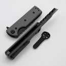 Chaves CHUB Flipper w/ Charcoal Grey G-10 Handles & Utility Blade Blackout - Blue Label
