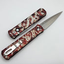Pro-Tech Godfather w/ Crimson Tiger Camo Handle & Satin 154-CM Blade 921-Satin CTC