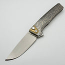 MachineWise Sonora Titanium Integral Topo Smooth Handle w/ S90V