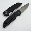 Pro-Tech TR-3 X1 Black “Fish Scale” Handle & Stonewash MagnaCut Blade TR-3 X1 SW MC