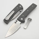 Chaves Knives Scapegoat Street w/ Charcoal Grey G-10 Handles & Satin Spear Point Elmax - Blue Label