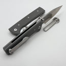 Chaves Knives Scapegoat Street w/ Charcoal Grey G-10 Handles & Satin Spear Point Elmax - Blue Label