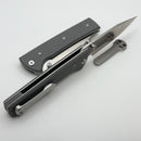 Chaves Knives Scapegoat 229 w/ Charcoal Grey G-10 Handles & Satin Spear Point Elmax - Blue Label