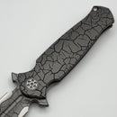 Pre-Owned SharpByDesign Arch Nemesis Cracked Titanium Handles w/ Cracked D/E M390