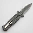 Pre-Owned SharpByDesign Arch Nemesis Cracked Titanium Handles w/ Cracked D/E M390