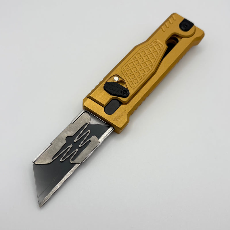 Pre-Owned Reate EXO-U Utility Diamond Pattern Yellow Aluminum Handle