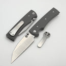 Chaves Knives Sangre 229 w/ Charcoal Grey G-10 Handles & Satin Wharncliffe Elmax - Blue Label