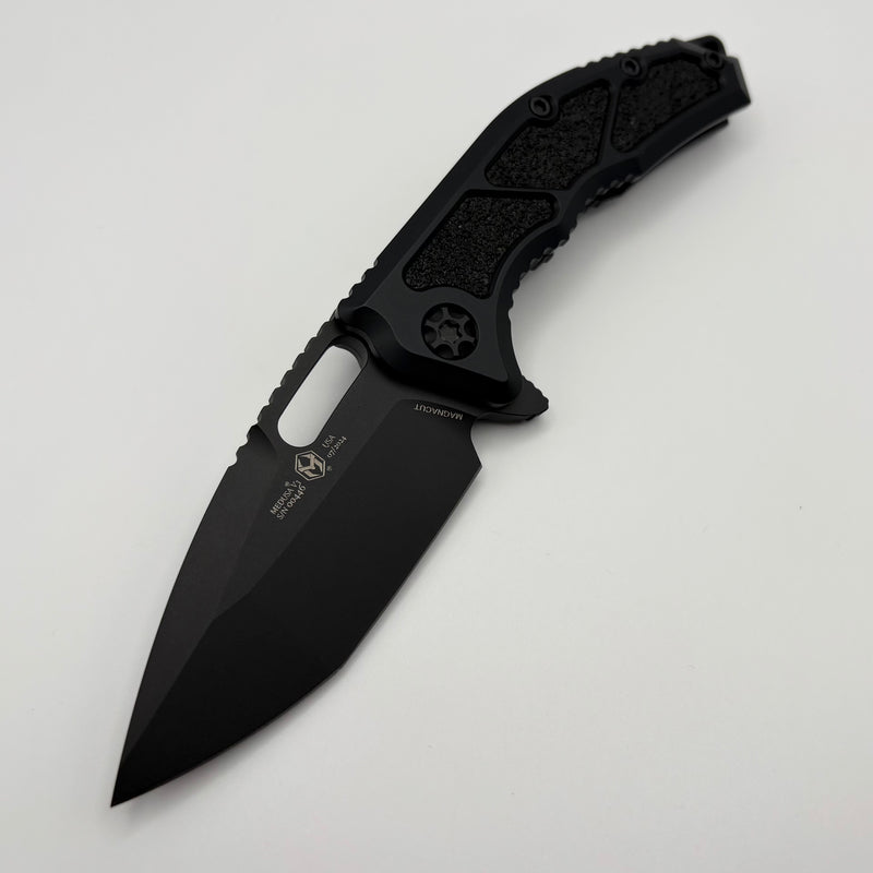 Pre-Owned Heretic Knives Medusa Manual Black Tactical Aluminum Frame Lock w/ Grip Inlays & DLC MagnaCut H009-4A-T