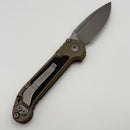 Pre-Owned Microtech Knives LUDT Gen III Apocalyptic Drop Point w/ Cerakote Dark Earth Handle NCB Exclusive 1135-10APDENCB