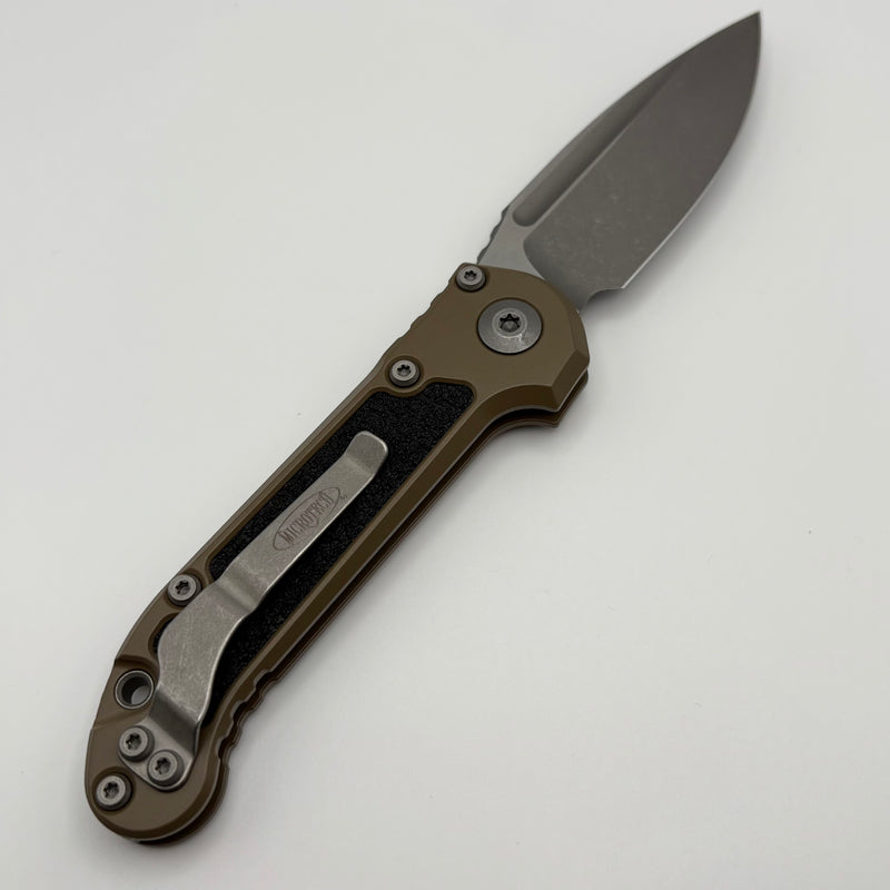 Pre-Owned Microtech Knives LUDT Gen III Apocalyptic Drop Point w/ Cerakote Dark Earth Handle NCB Exclusive 1135-10APDENCB