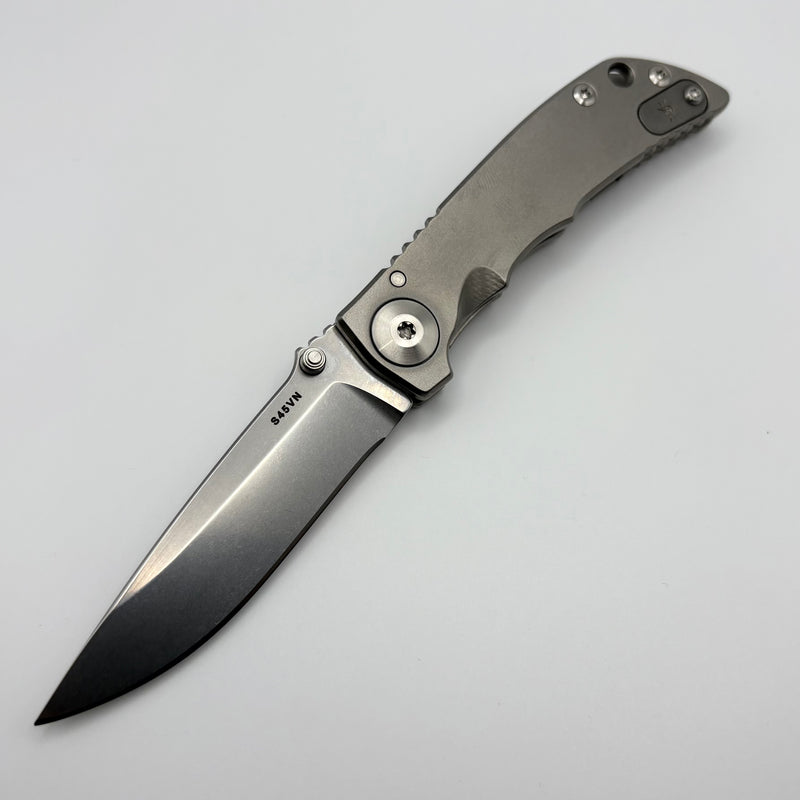 Pre-Owned Spartan Blades Harsey Folder 3.25 Stonewashed SHF SF10SW