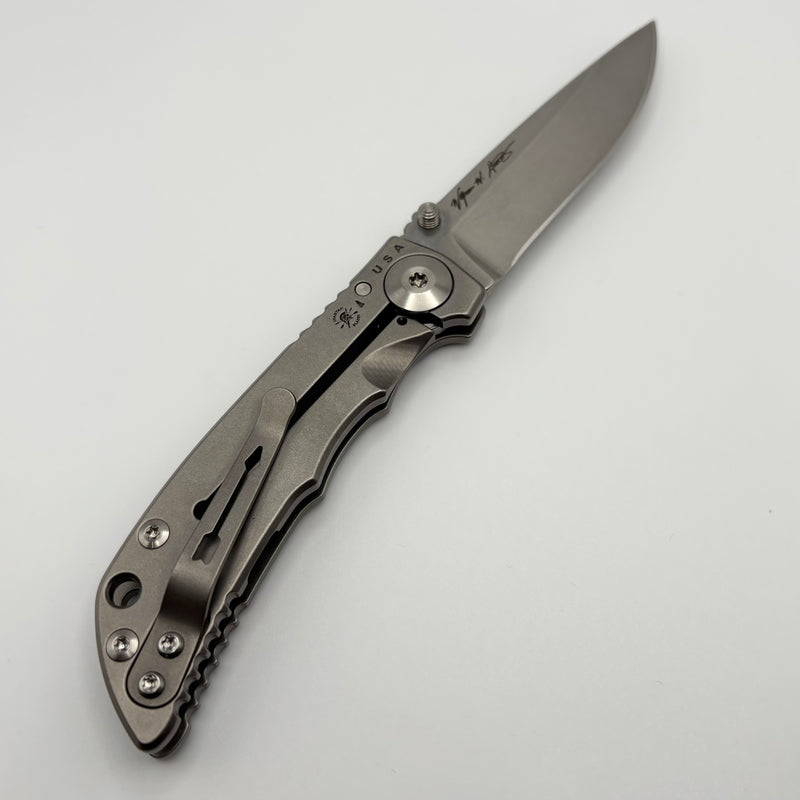 Pre-Owned Spartan Blades Harsey Folder 3.25 Stonewashed SHF SF10SW