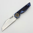 Hypercut Cretin Titanium Handles w/ Black Timascus/Zirconium Accents & S35VN