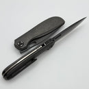 Poikilo Blade Gecko S2 Dark Stonewash Titanium Handles & Two Tone M398