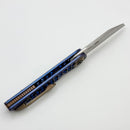 Hypercut Cretin Titanium Handles w/ Black Timascus/Zirconium Accents & S35VN