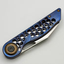 Hypercut Cretin Titanium Handles w/ Black Timascus/Zirconium Accents & S35VN