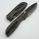 Poikilo Blade Gecko S2 Dark Stonewash Titanium 5 Slot Handles & Two Tone M398