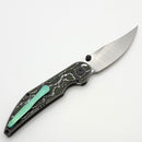 Hypercut Bikkhu Titanium Handles w/ Fat Carbon Inlays & S35VN