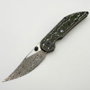 Hypercut Bikkhu Titanium Handles w/ Fat Carbon Inlays & Damasteel