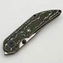 Hypercut Bikkhu Titanium Handles w/ Fat Carbon Inlays & Damasteel