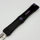 Microtech Marfione Select Nemesis IV Black Handle w/ Galactic Purple Accents & 4.4" Stonewash D/E M390MK 1152-10MS3