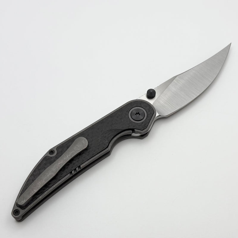 Hypercut Bikkhu Titanium Handles w/ Carbon Fiber Inlays & S35VN #144
