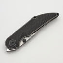 Hypercut Bikkhu Titanium Handles w/ Carbon Fiber Inlays & S35VN
