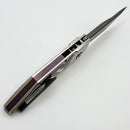 Hypercut Dharma Titanium Handles w/ Black Timascus/Mother of Pearl Inlays & Damascus