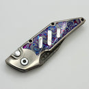Hypercut Dharma Titanium Handles w/ Black Timascus/Mother of Pearl Inlays & Damascus
