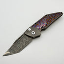 Hypercut Dharma Titanium Handles w/ Black Timascus Inlays & Damascus