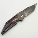 Hypercut Dharma Titanium Handles w/ Black Timascus Inlays & Damascus
