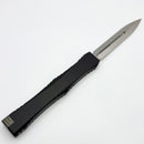 Microtech Marfione Select Nemesis IV Black Handle w/ Galactic Gold Accents & 4.4" Stonewash D/E M390MK 1152-10MS2