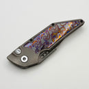 Hypercut Dharma Titanium Handles w/ Black Timascus Inlays & Damascus