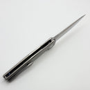 Uldanov Custom Knives R1 w/ Milled Titanium Handles & Hand Satin S125VN