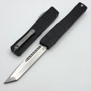 Heretic NYX V2 Black Aluminum Handle w/ Stonewash MagnaCut Tanto Proof Run H015-2A