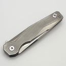 Uldanov Custom Knives R1 w/ Milled Titanium Handles & Hand Satin S125VN