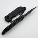 Heretic Koschei Black Aluminum Handles w/ DLC MagnaCut H061-6A-T