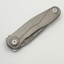Uldanov Custom Knives R2 w/ Milled Titanium Handles & Lam-S125