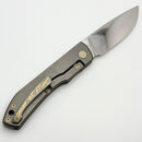 Uldanov Custom Knives Sierra One Off "Love" w/ Titanium & ZDP-189