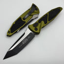 Microtech Socom Elite Auto T/E Black & OD Green 161A-1OD