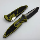 Microtech Socom Elite Auto T/E Black & OD Green 161A-1OD