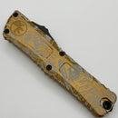 Microtech Knives Combat Troodon Gen III Tan & Black Single Edge 1143-1TA (In House Modified)