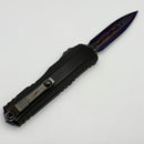 Blem Microtech Marfione Select Cypher II Black w/ D/E Blued Baker Forge Copper-Mai 1242-16MS4