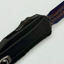 Blem Microtech Marfione Select Cypher II Black w/ D/E Blued Baker Forge Copper-Mai 1242-16MS4