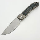 Uldanov Custom Knives Sierra w/ Milled Titanium/Carbon Fiber & MagnaCut