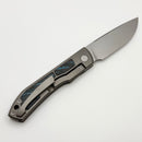 Uldanov Custom Knives Sierra w/ Milled Titanium/Carbon Fiber & MagnaCut