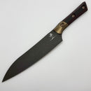 Microtech Utility Knife Black Cherry G-10/Ti Bolster Handle w/ DLC M390MK Signature Series 3400B-1DLCBCS